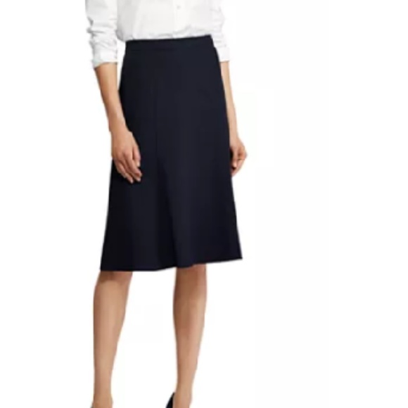 NWT!! Ralph Lauren- Navy - Fit and Flare Skirt - Picture 2 of 2